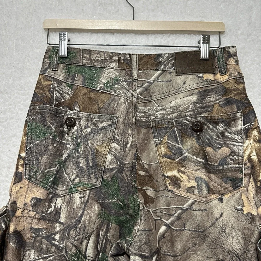 Cabelas Real Tree Men's REG Camo Hunting Cargo Outdoor Pants Size‎ 30
